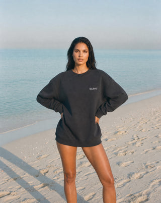 Tom Jean Webb X Sea_Washed Organic Cotton Sweater, Calling Green