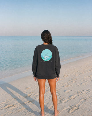 Tom Jean Webb X Sea_Washed Organic Cotton Sweater, Calling Green