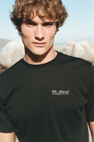 Tom Jean Webb X Sea_Washed Sundown Tee, Black