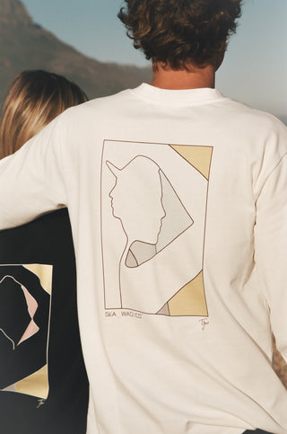 Tom Jean Webb X Sea_Washed Organic Cotton Long Sleeve, White