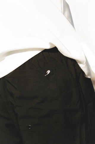 Sea_Washed Classic Mens Beach Short, Black