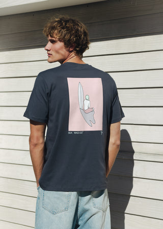 Tom Jean Webb X Sea_Washed Organic Cotton Tee, Surf Girl