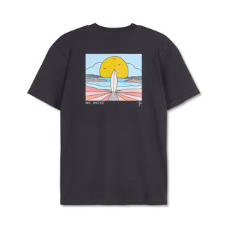Tom Jean Webb X Sea_Washed Sundown Tee, Black