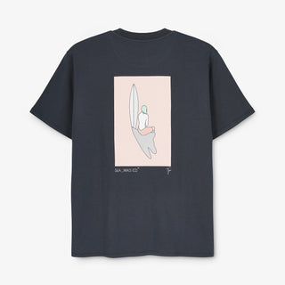 Tom Jean Webb X Sea_Washed Organic Cotton Tee, Surf Girl