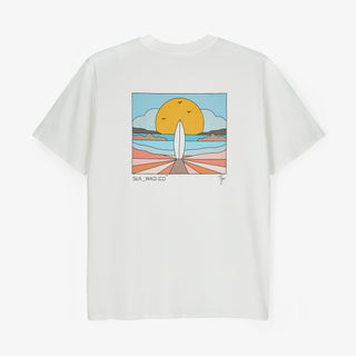 Sundown Tee, White
