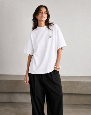 Classic Statement Tee, White