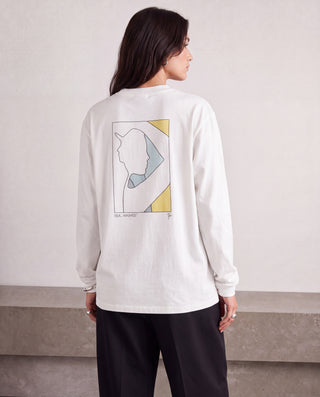 'Align' Organic Cotton Long Sleeve, White