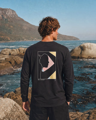 'Align' Organic Cotton Long Sleeve, Black